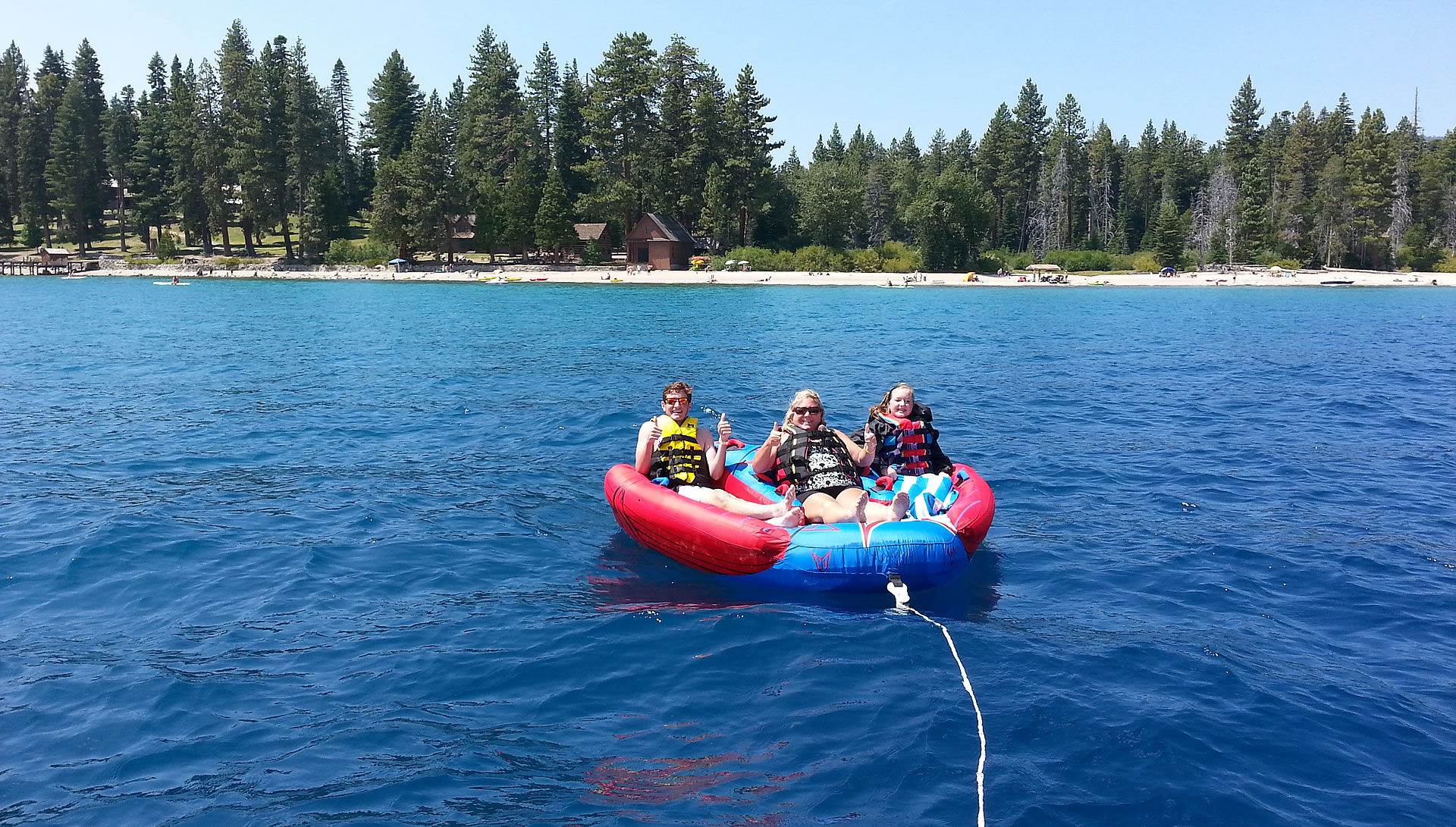 20140809_122654 Wake Tubing Rental Boat Lake Tahoe